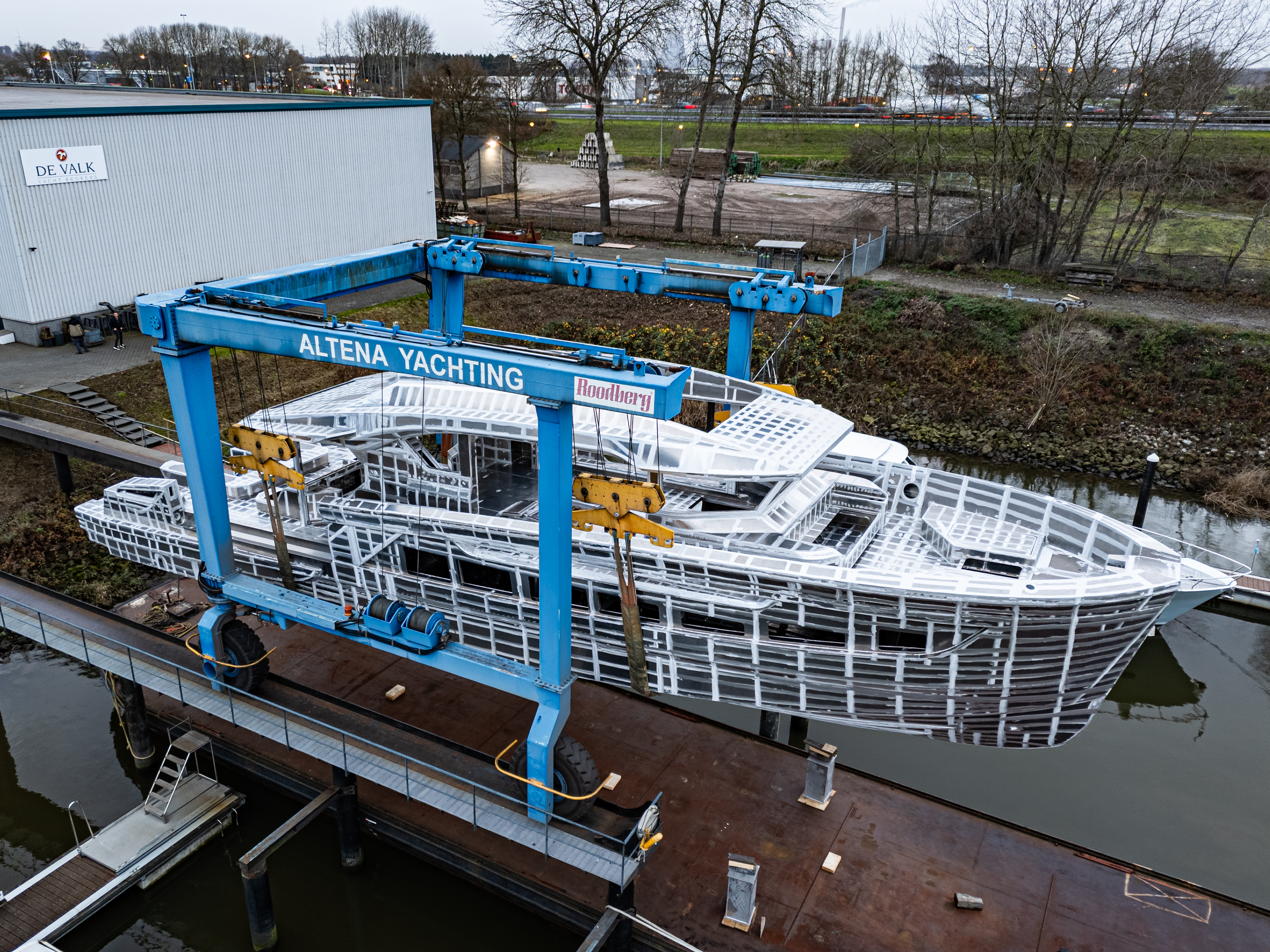 Jacht in aanbouw - 1